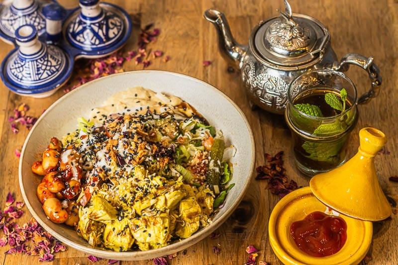 Zitrone-Hähnchen Bowl